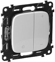 Светорегулятор нажимной без рамки Legrand Valena Allure 5-400Вт белый картинка